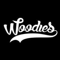 Woodies Best Damn Burgers logo